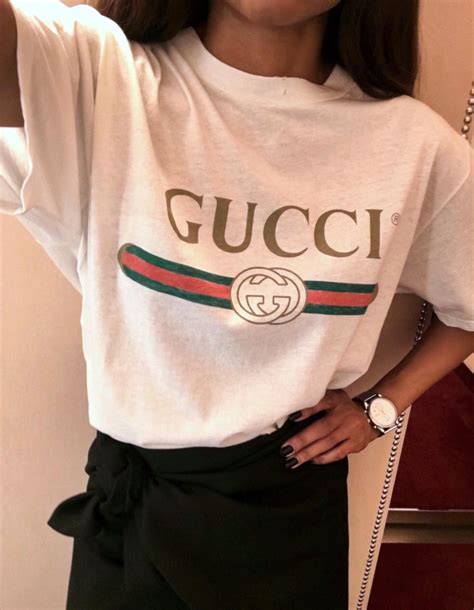 gucci femme tee shirt|t shirt Gucci original.